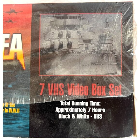 Tigers Of The Sea 7 VHS Set - U.S. Navy In WWII - 7 Hours Black & White - Picture 4 of 4